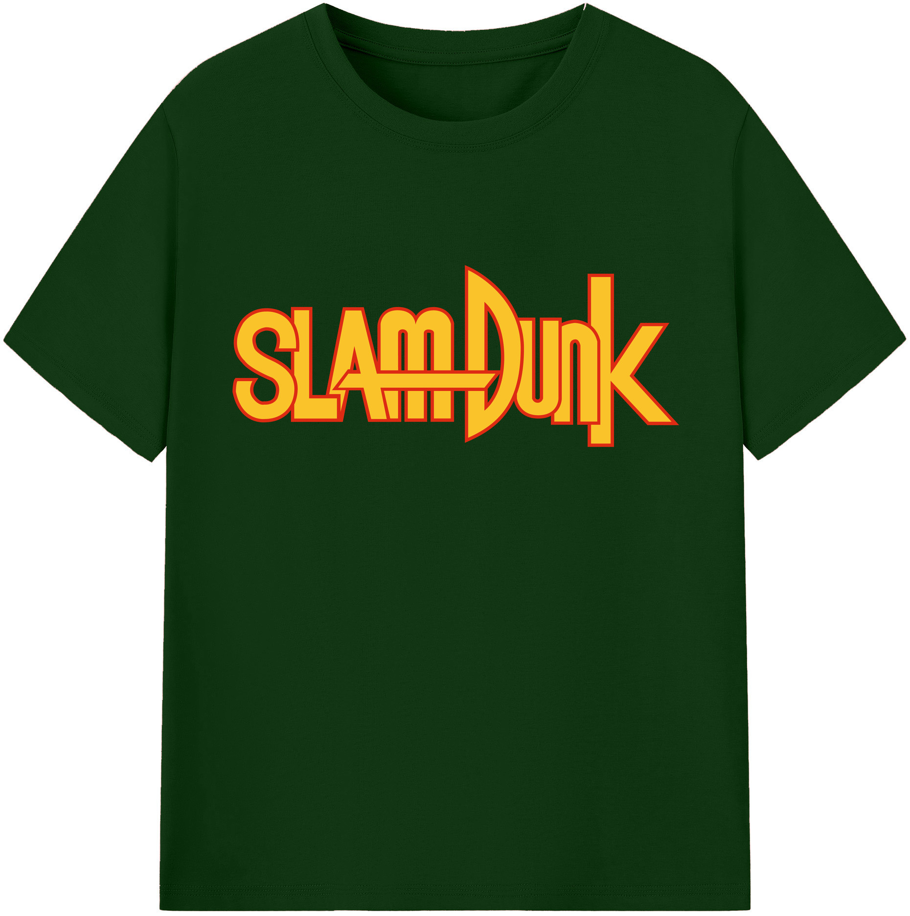 SLAM DUNK／スラムダンク 綿100％半袖Tシャツ（フロントプリント）